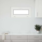  Prozor za podrum RISOR 80 x 40 cm PVC i staklo Antracit - Antracit 80 x 40 cm s trostrukim staklenjem | shoptok.hr