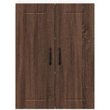 vidaXL Stenska kuhinjska omarica s polico Rjav hrast 60 x 31 x 80 cm | Shoptok.si