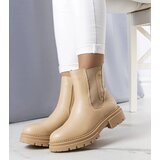 Gemre Beige insulated ankle boots Caron | Shoptok.si