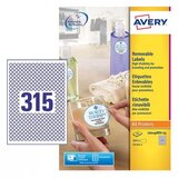 Avery Zweckform Etikete za označevanje, okrogle Ø 10 mm - L6019REV-25 Cene