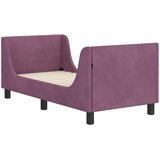  Okvir kreveta za malu djecu s naslonom Ljubičasta 70 x 140 cm | shoptok.hr