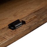 Ixia Vitrina od masivnog manga u prirodnoj boji 160x71 cm – | shoptok.hr
