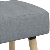  Klupa s utorima Svjetlosiva 60 x 40 x 45 cm Tkanina | Eponuda.com