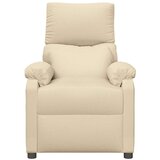  Naslonjač od tkanine krem | shoptok.hr