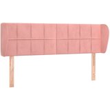  Uzglavlje s ušima ružičasto 147x23x78/88 cm baršunasto | Eponuda.com