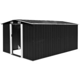 vidaXL Vrtna lopa 257x392x181 cm kovinska antracitna Cene