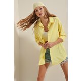 Bigdart Shirt - Yellow - Regular fit Cene