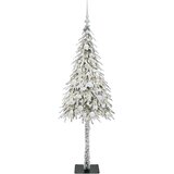  Božićno drvce s 150 LED svjetlima Bijelo 150 cm PE i čelik | shoptok.hr