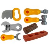 Lean_Toys Komplet orodja v nahrbtniku Workshop oranžno siva | Shoptok.si