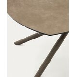 Kave Home Raztegljiva jedilna miza z dodatno ploščo s keramično ploščo 100x130 cm Yodalia – | Shoptok.si