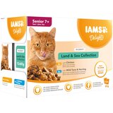 IAMS Delights Senior Land & Sea Collection u umaku - 12 x 85 g | shoptok.hr