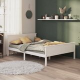 Furnova Posteljni okvir bel iz trdne borovine 160x200 cm, (21940912) Cene