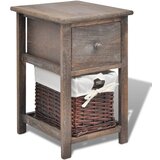 Furnova Nočna omarica iz lesa rjave barve, (21926268) | Shoptok.si