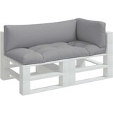  Blazine za palete 3 kosi sivo blago, (20623606) | Shoptok.si