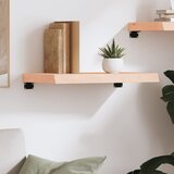  Zidna polica 60x30x(2-6) cm neobrađena masivna hrastovina | shoptok.hr