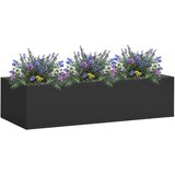  Uredska posuda za cvijeće antracit 90 x 40 x 23 cm čelična | shoptok.hr