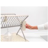 Brabantia Bež metalni dvoetažan ocjeđivač za posuđe 42x51 cm – | shoptok.hr