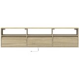  Zidni TV ormarić LED boja hrasta sonome 180x31x45 cm | Eponuda.ba