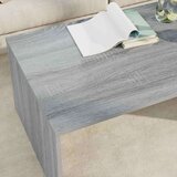  Klubska miza Siva Sonoma 95 x 50 x 34 cm Konstruiran les, (5000120249) | Shoptok.si