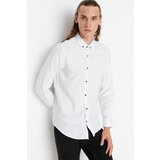 Trendyol White Men's Slim Fit Shirt cene