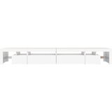 TV ormarić s LED svjetlima bijeli 290x36 5x40 cm | shoptok.hr