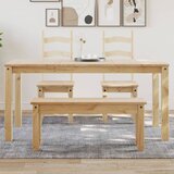 vidaXL Jedilna miza Panama 160x80x75 cm trdna borovina Cene