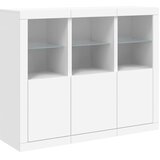  Komode s LED svjetlima 3 kom bijele od konstruiranog drva | Eponuda.com