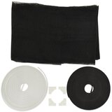  Magnetski prozorski zaslon protiv insekata bijeli 120 x 140 cm | shoptok.hr
