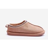 Kesi Women's Suede Slippers with fur Beige Polinna | shoptok.hr