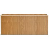  Zidna vrtna kućica smeđa 118x382x178 cm pocinčani čelik | shoptok.hr
