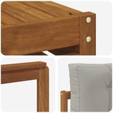 Set vanjskih sofa 8 kom. Prirodna i svijetlo siva | shoptok.hr