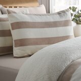 Catherine Lansfield Posteljina za krevet za jednu osobu od sherpa flisa u prirodnoj boji 135x200 cm Cosy Sherpa Stripe &amp;ndash; Slike