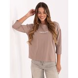 RELEVANCE Blouse-RV-BZ-A826.89-dark beige Cene