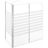  Tuš-kabina 120 x 68 x 130 cm od kaljenog stakla prugasta | shoptok.hr