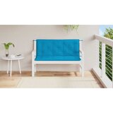  Jastuk za vrtnu klupu svjetloplavi 120x(50+50)x7 cm od tkanine | Eponuda.com