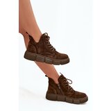 Big Star Suede Low Women's Ankle Boots On Platform | Shoptok.si