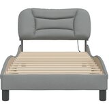  Okvir kreveta s LED-om bez madraca Hvar 90x200 cm od tkanine | Eponuda.com
