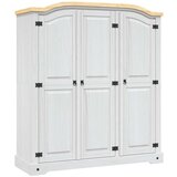 Furnova Garderobna omara mehiška borovina Corona Range s 3 vrati bela, (21944957) | Shoptok.si