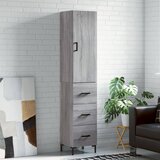 The Living Store Visoka omara siva sonoma 34,5x34x180 cm inženirski les - Visoka Omarica, (21435418) Cene