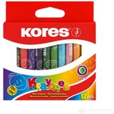 KORES Voštane boje 12kom  KORES Voštane boje 12kom Slike