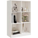  Ormarić za knjige bijeli 70x33x110 cm od masivne borovine | shoptok.hr