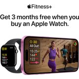 Apple watch se 2024 gps 44mm m/l kucište MXEV3QF/A aluminij polarstern sportska narukvica polarstern | shoptok.hr