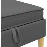  Set namještaja za dnevni boravak 5 pcs Tamnosiva Tkanina | shoptok.hr