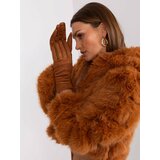 Fashion Hunters Women's Light Brown Touch Gloves Cene