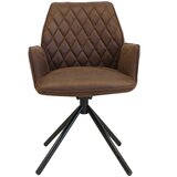 MID.YOU Naslanjač Donny, Rjava | Shoptok.si