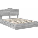  s od storage Siva Sonoma 150 x 200 cm Konstruirano drvo | shoptok.hr