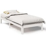 vidaXL Okvir kreveta bez madraca bijeli 90 x 200 cm masivna borovina | shoptok.hr