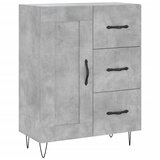  Visoka komoda siva betona 69,5x34x180 cm od konstruiranog drva Slike