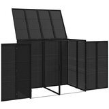  Škatla za smeti 2 pcs Črna 65 x 80 x 115 cm Polietilen - - črna - 25.4 - 65 x 80 x 115 cm - 2025- | Shoptok.si