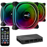 Aerocool ventilator astro 12 omni argb (paket 3) + krmilnik e hub - 120 mm, (21408538) | Shoptok.si